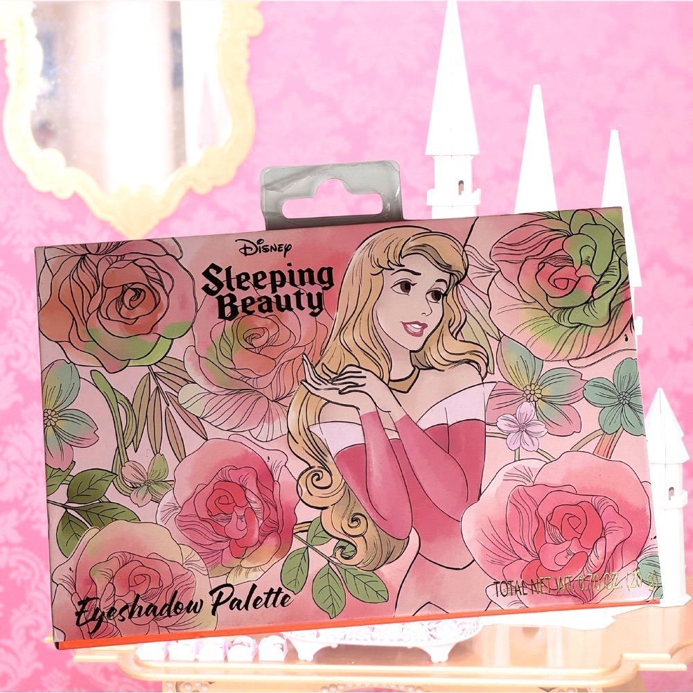 New Disney Sleeping Beauty Aurora Shimmer Eyeshadow‎ Palette Mirror 12 Shades